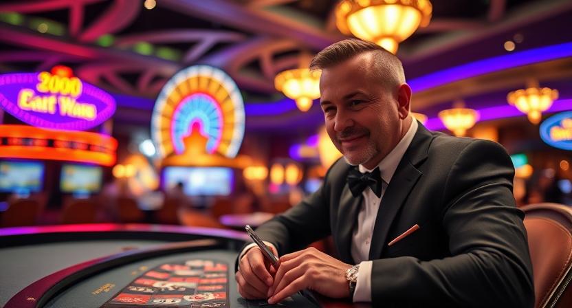 Immersive lounge-style interface of 7WIN casino