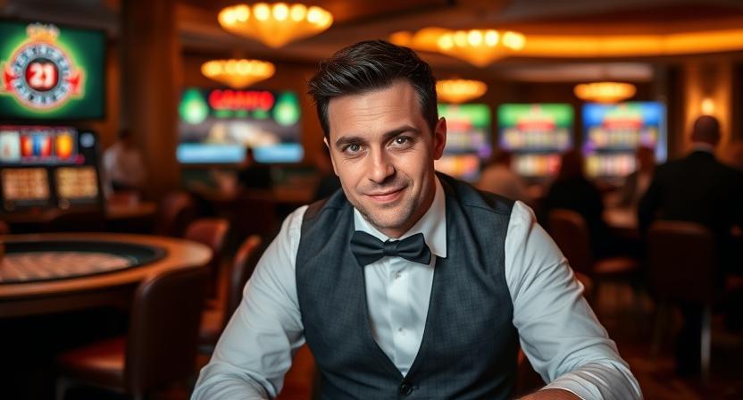 Live dealers and slot thrills at 7WIN casino